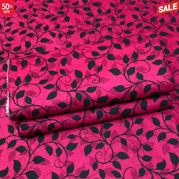 KHADDAR BS FLORAL PRINT 2PC