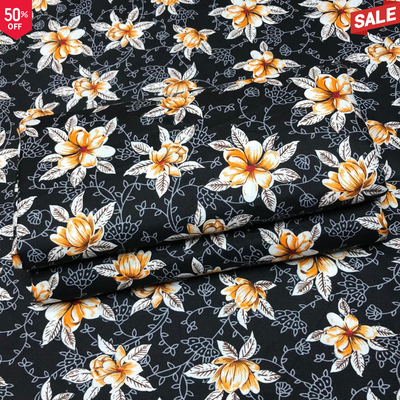 KHADDAR BS FLORAL PRINT 2PC