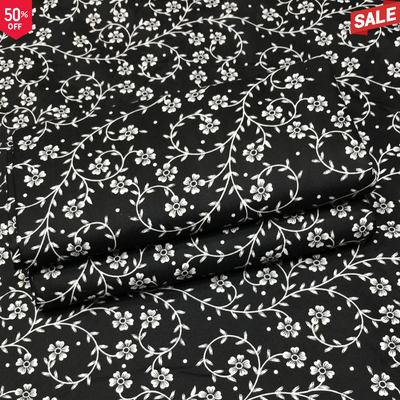 KHADDAR BS FLORAL PRINT 2PC