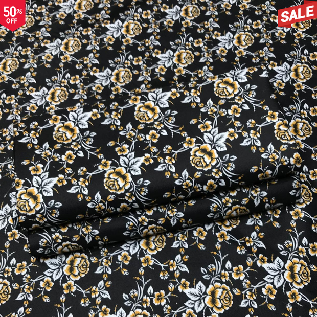 KHADDAR BS FLORAL PRINT 2PC