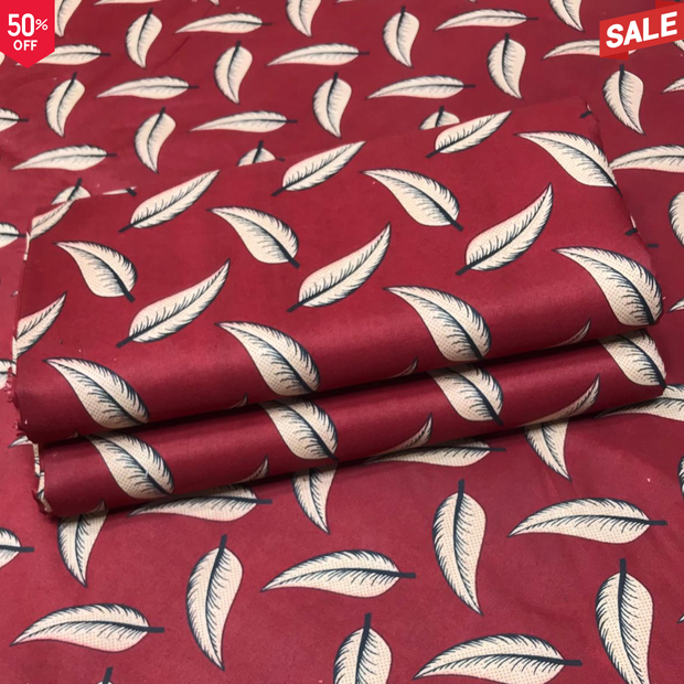 KHADDAR BS FLORAL PRINT 2PC