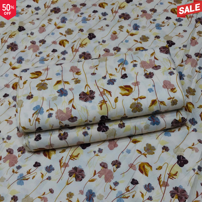 KHADDAR BS FLORAL PRINT 2PC