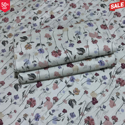 KHADDAR BS FLORAL PRINT 2PC