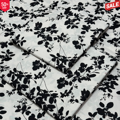 KHADDAR BS FLORAL PRINT 2PC