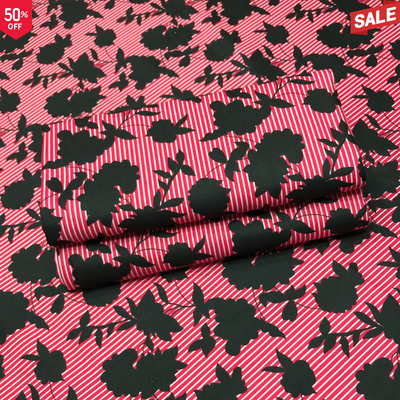 KHADDAR BS FLORAL PRINT 2PC