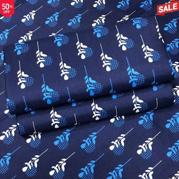 KHADDAR BS FLORAL PRINT 2PC