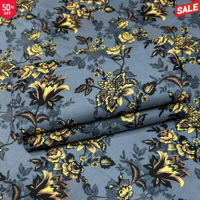 KHADDAR BS FLORAL PRINT 2PC