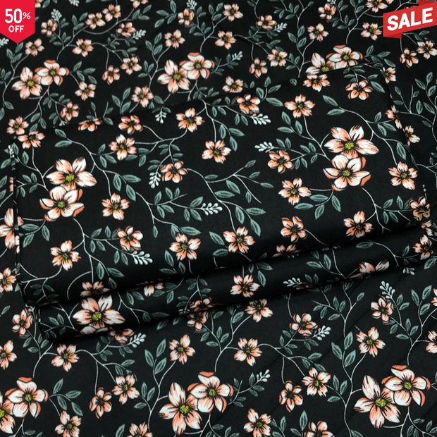 NEW-KHADDAR-BS FLORAL PRINT 2PC