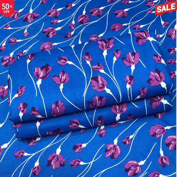 NEW-KHADDAR-BS FLORAL PRINT 2PC