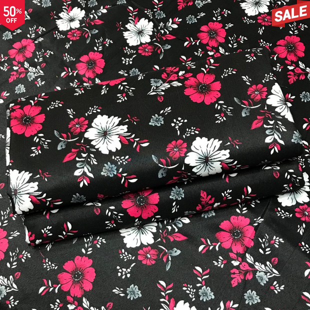 NEW-KHADDAR-BS FLORAL PRINT 2PC