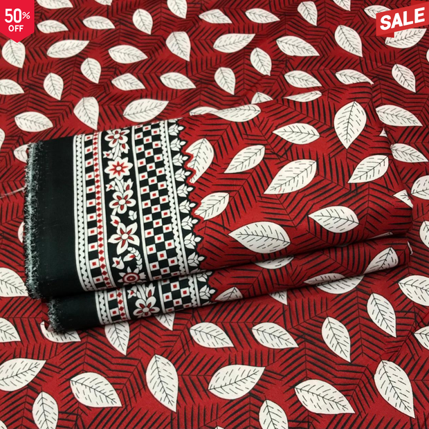 NEW-KHADDAR-BS FLORAL PRINT 2PC