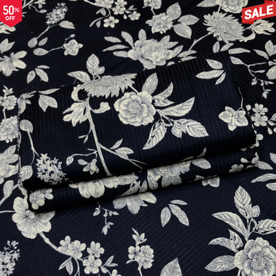 NEW-KHADDAR-BS FLORAL PRINT 2PC