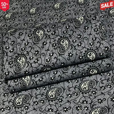 NEW-KHADDAR-BS FLORAL PRINT 2PC