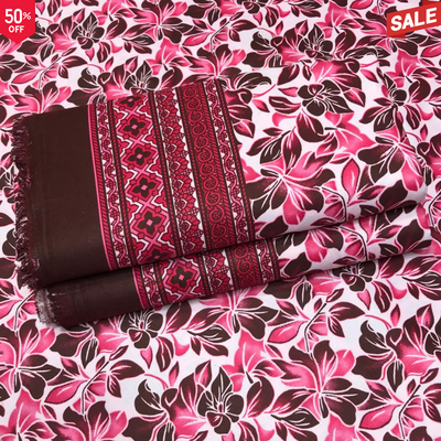 NEW-KHADDAR-BS FLORAL PRINT 2PC