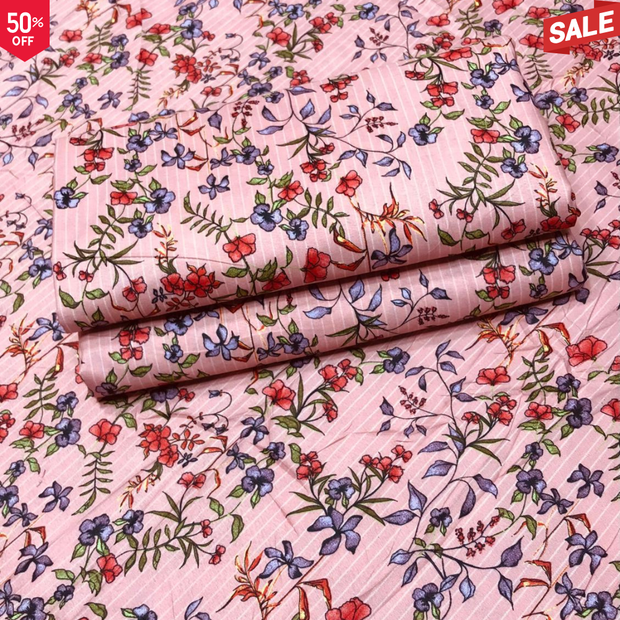 NEW-KHADDAR-BS FLORAL PRINT 2PC