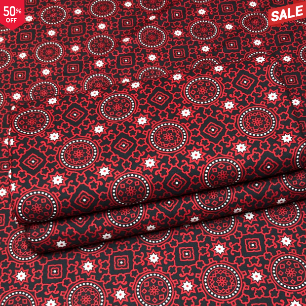 NEW-KHADDAR-BS FLORAL PRINT 2PC