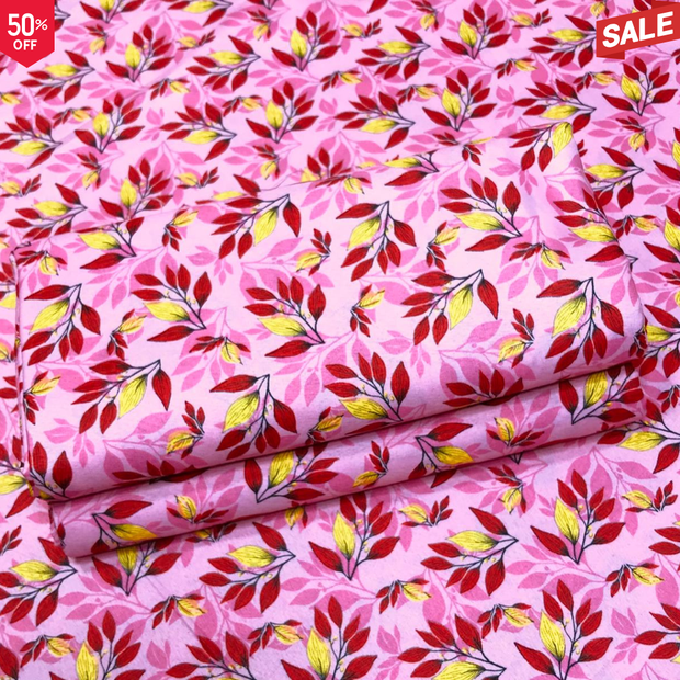 NEW-KHADDAR-BS FLORAL PRINT 2PC