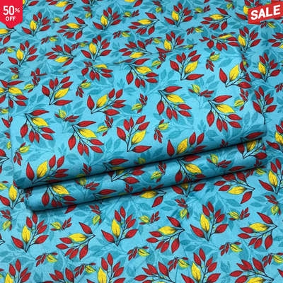 NEW-KHADDAR-BS FLORAL PRINT 2PC