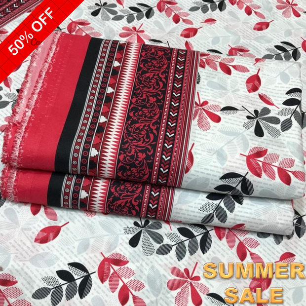 BS 1001 New FLORAL PRINTS 2PC SUMMER WEAR