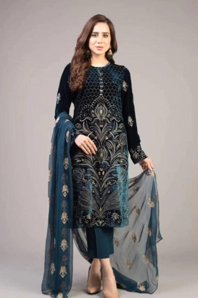 3PC Embroidered IR0023