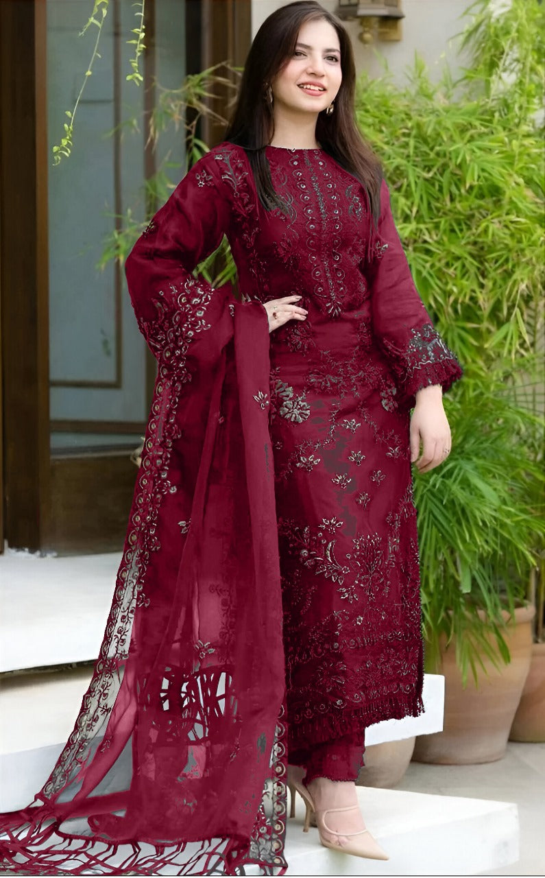 3PC Embroidered IR0011
