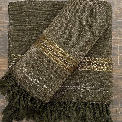 MEN WINTER VELVET SHAWL