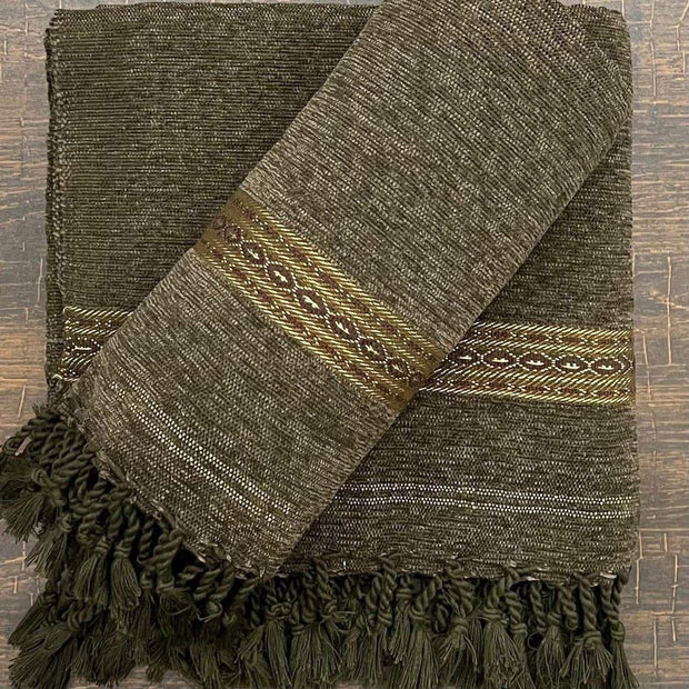 MEN WINTER VELVET SHAWL