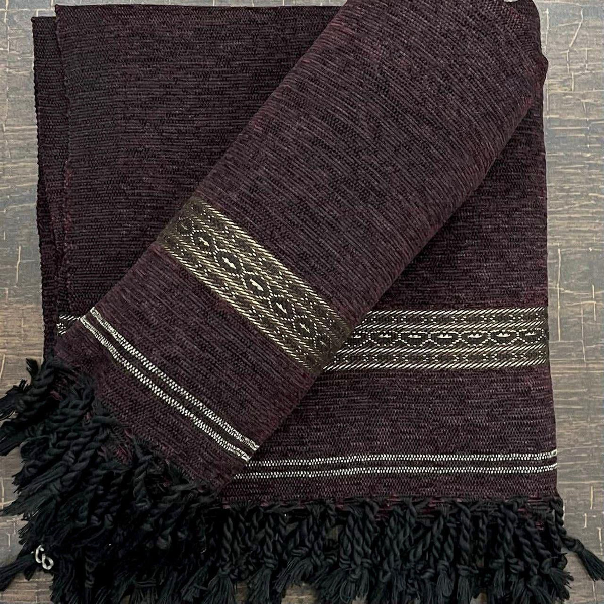 MEN WINTER VELVET SHAWL