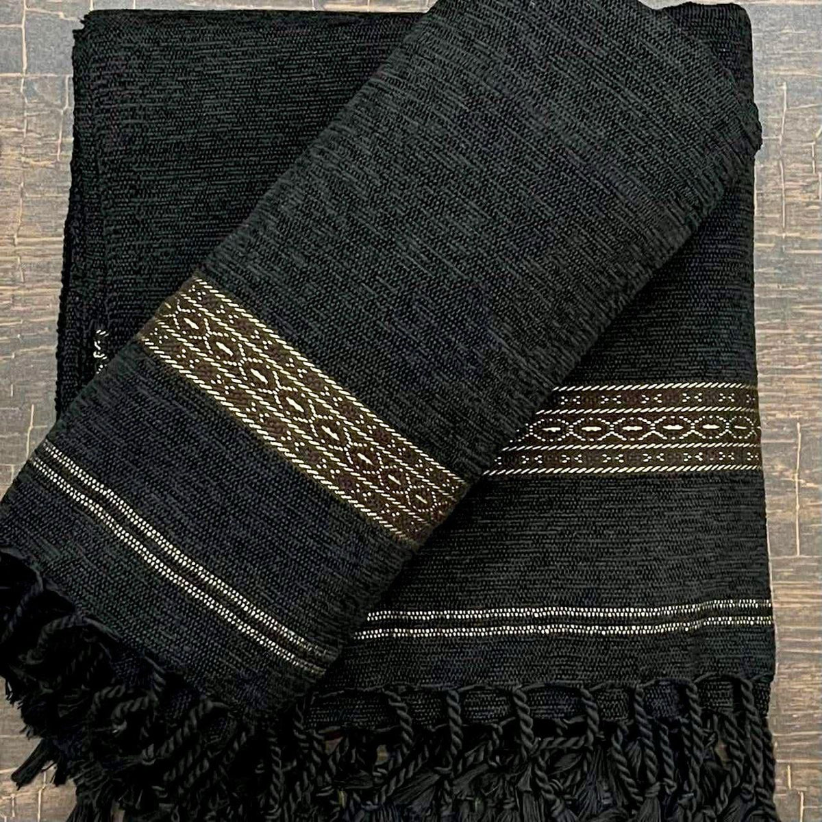 MEN WINTER VELVET SHAWL