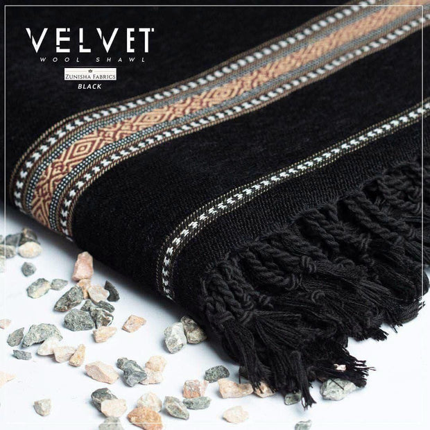 MEN WINTER VELVET SHAWL