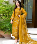 Dhanak Embroidery 3PC SUIT BTK-1023