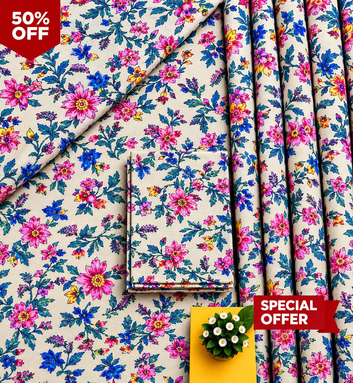 Premium Lawn 2PC Suit