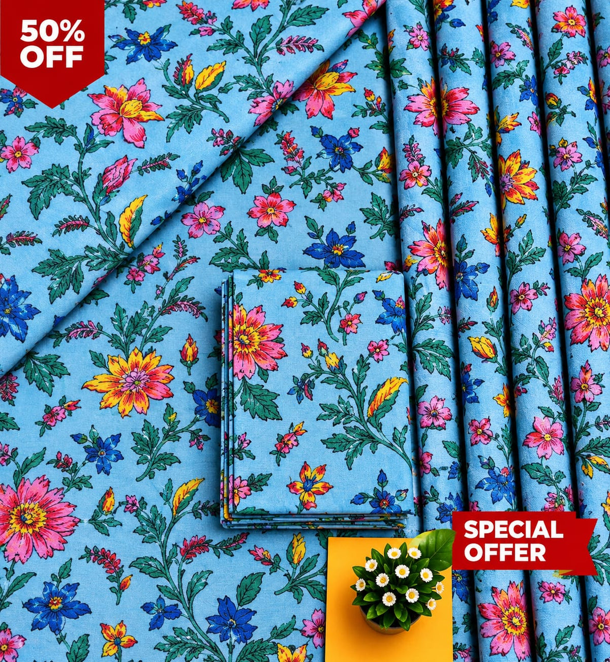 Premium Lawn 2PC Suit