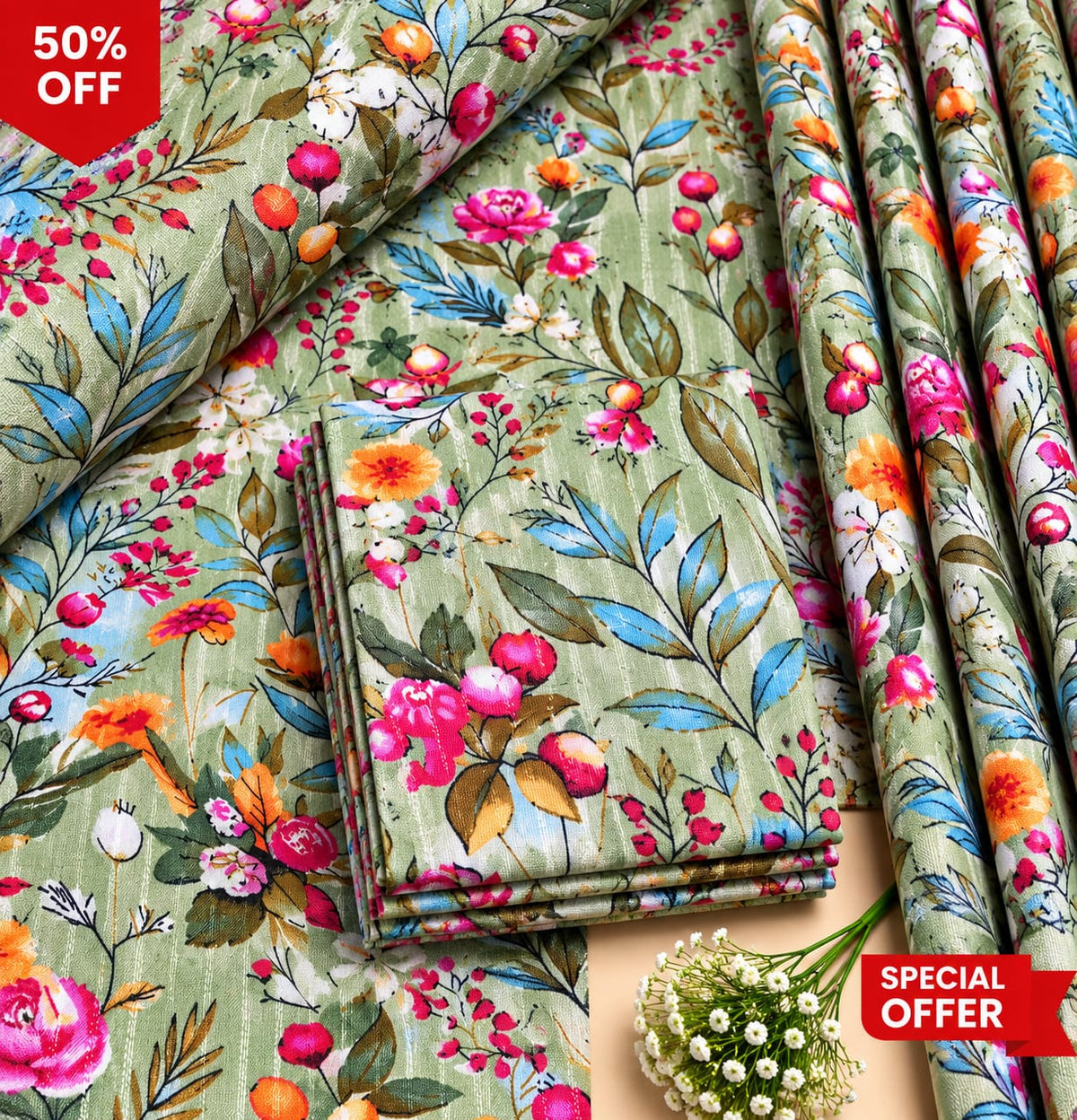 Premium Lawn 2PC Suit