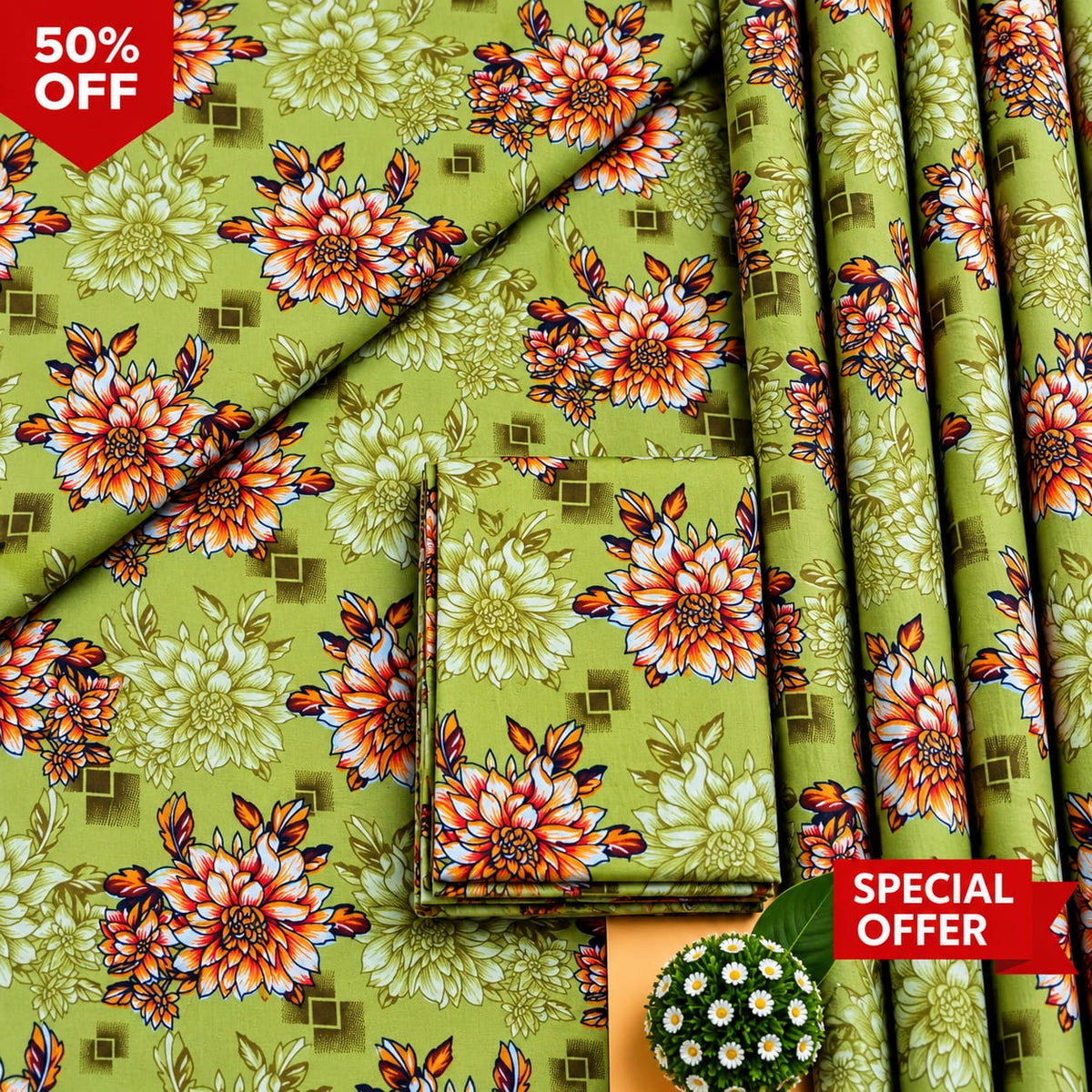 Premium Lawn 2PC Suit