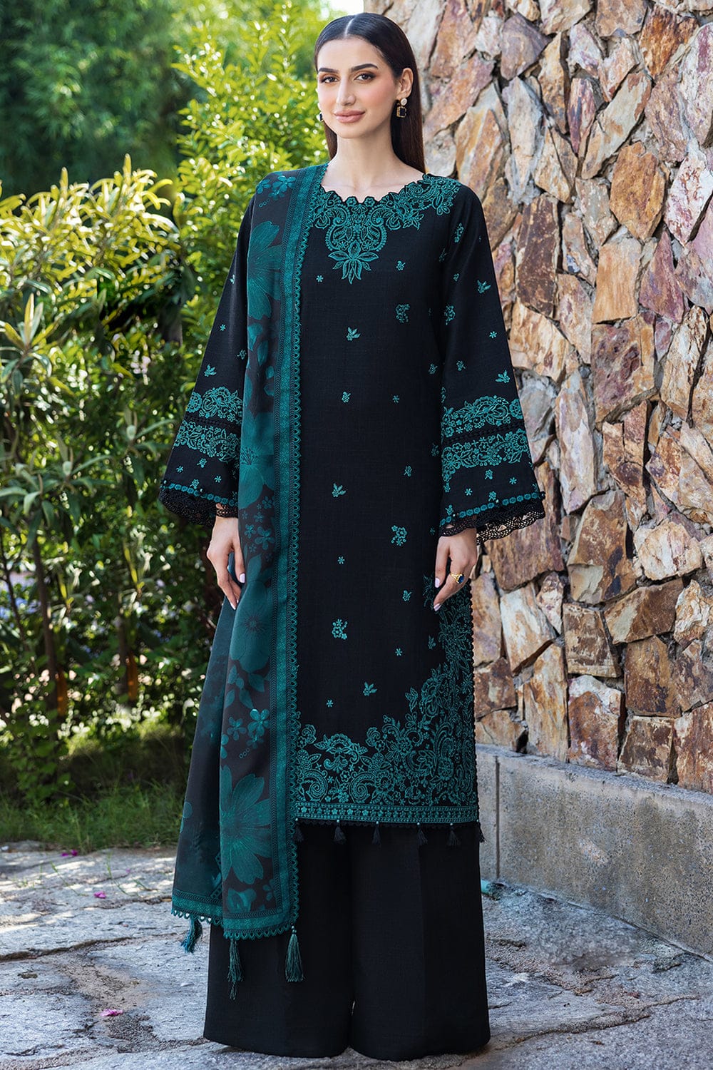 DHANAK EMB 3PC SUIT BH -0010046