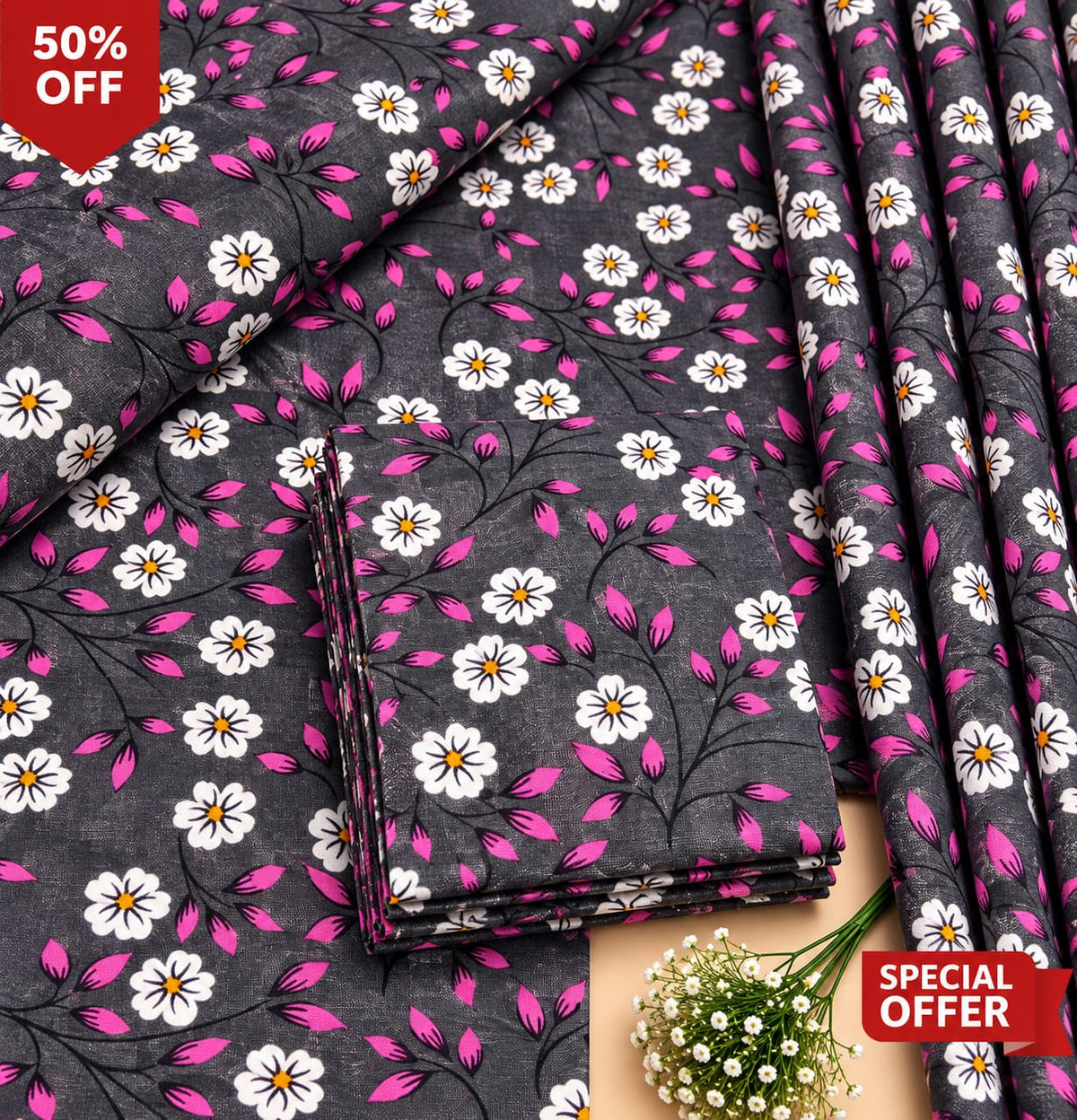 Premium Lawn 2PC Suit