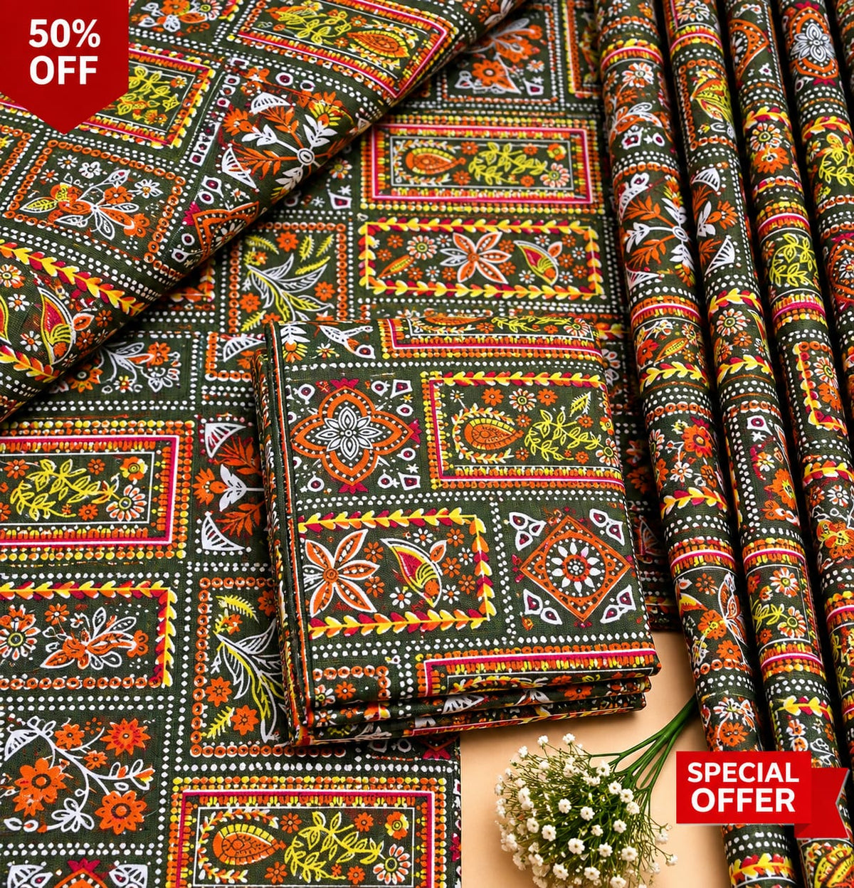 Premium Lawn 2PC Suit