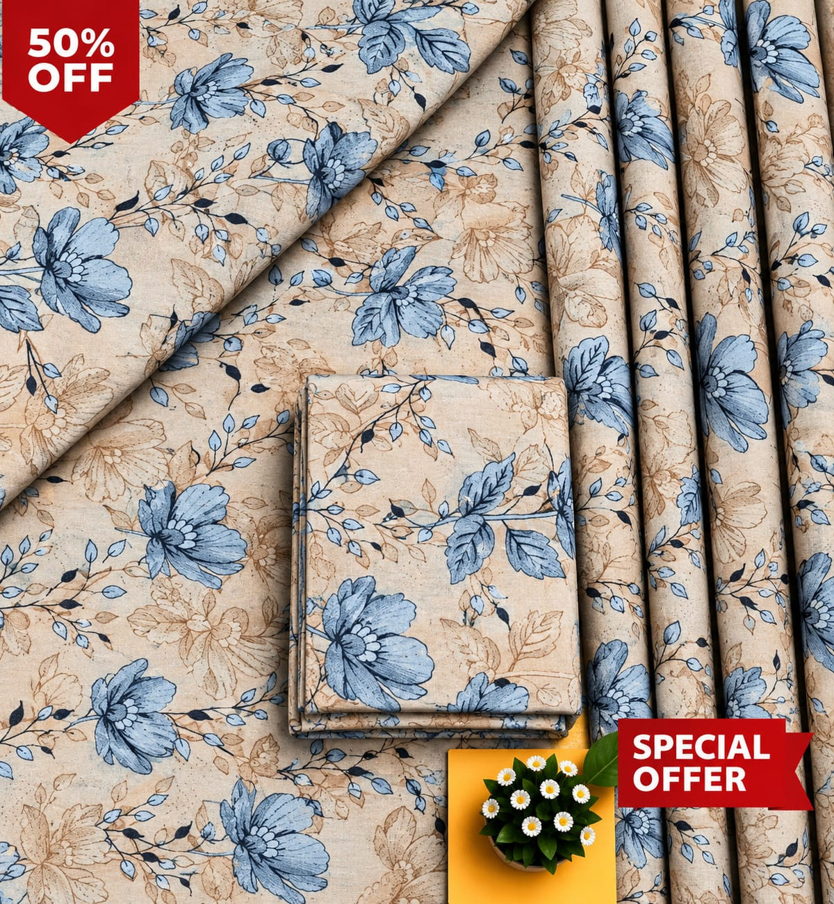 Premium Lawn 2PC Suit