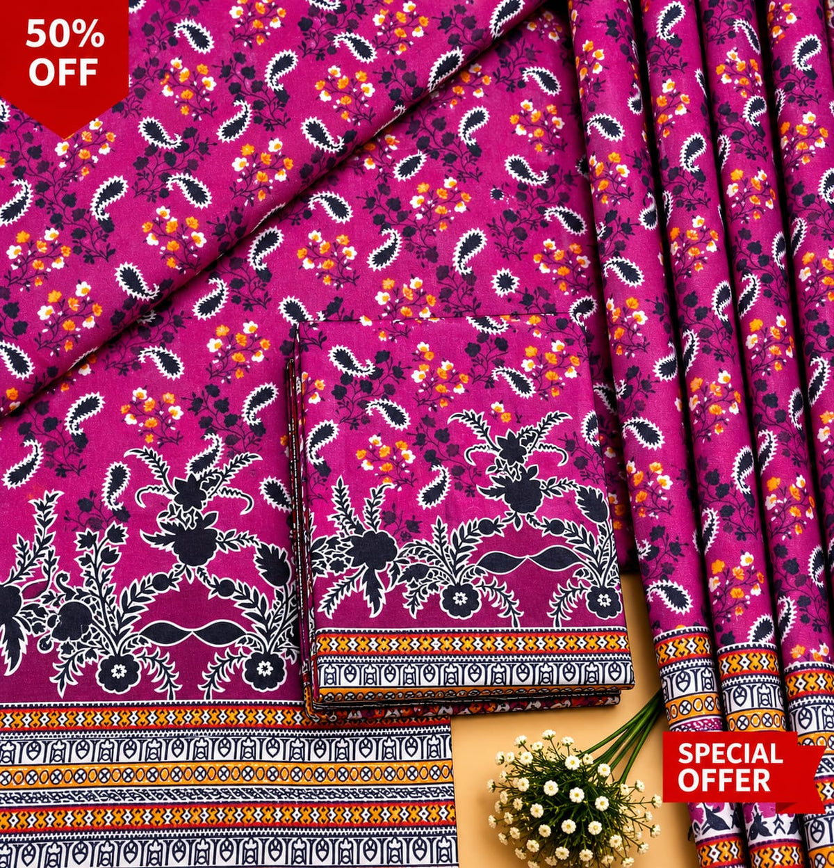 Premium Lawn 2PC Suit
