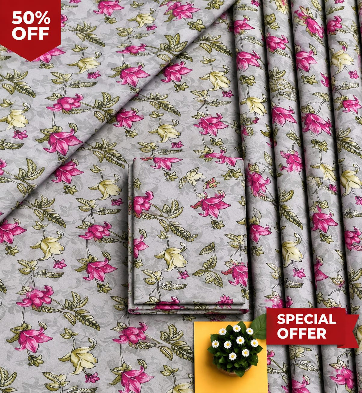 Premium Lawn 2PC Suit