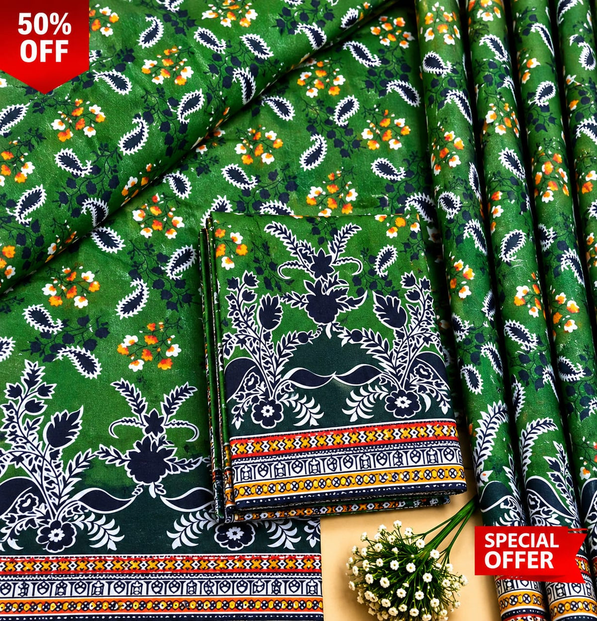 Premium Lawn 2PC Suit