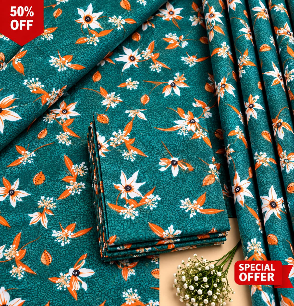 Premium Lawn 2PC Suit