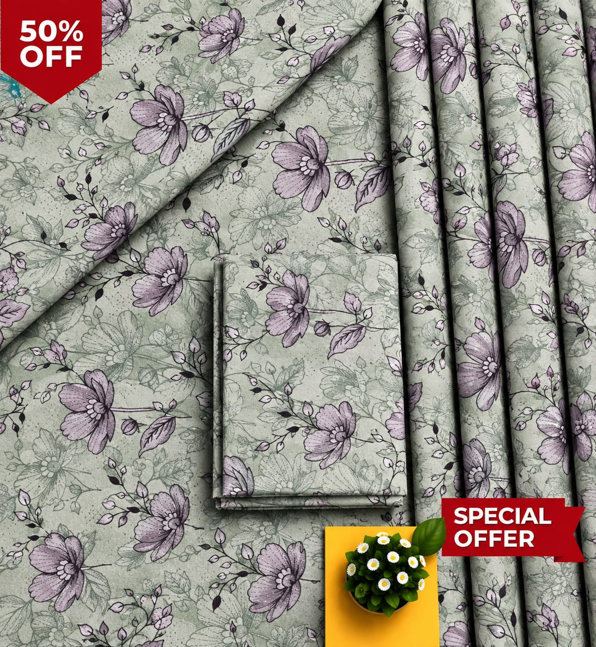 Premium Lawn 2PC Suit