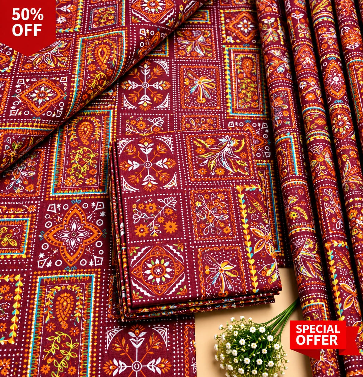 Premium Lawn 2PC Suit