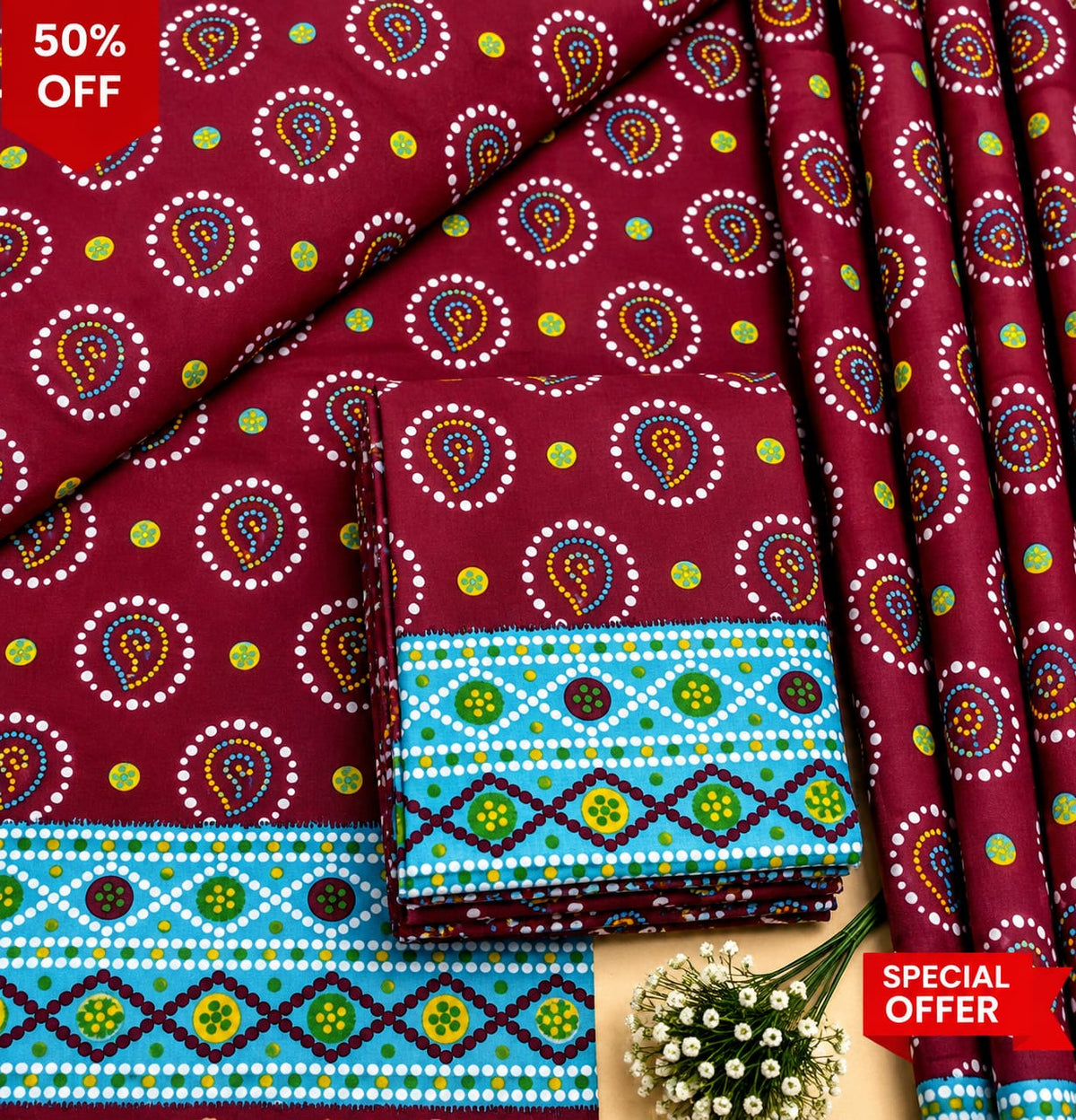 Premium Lawn 2PC Suit
